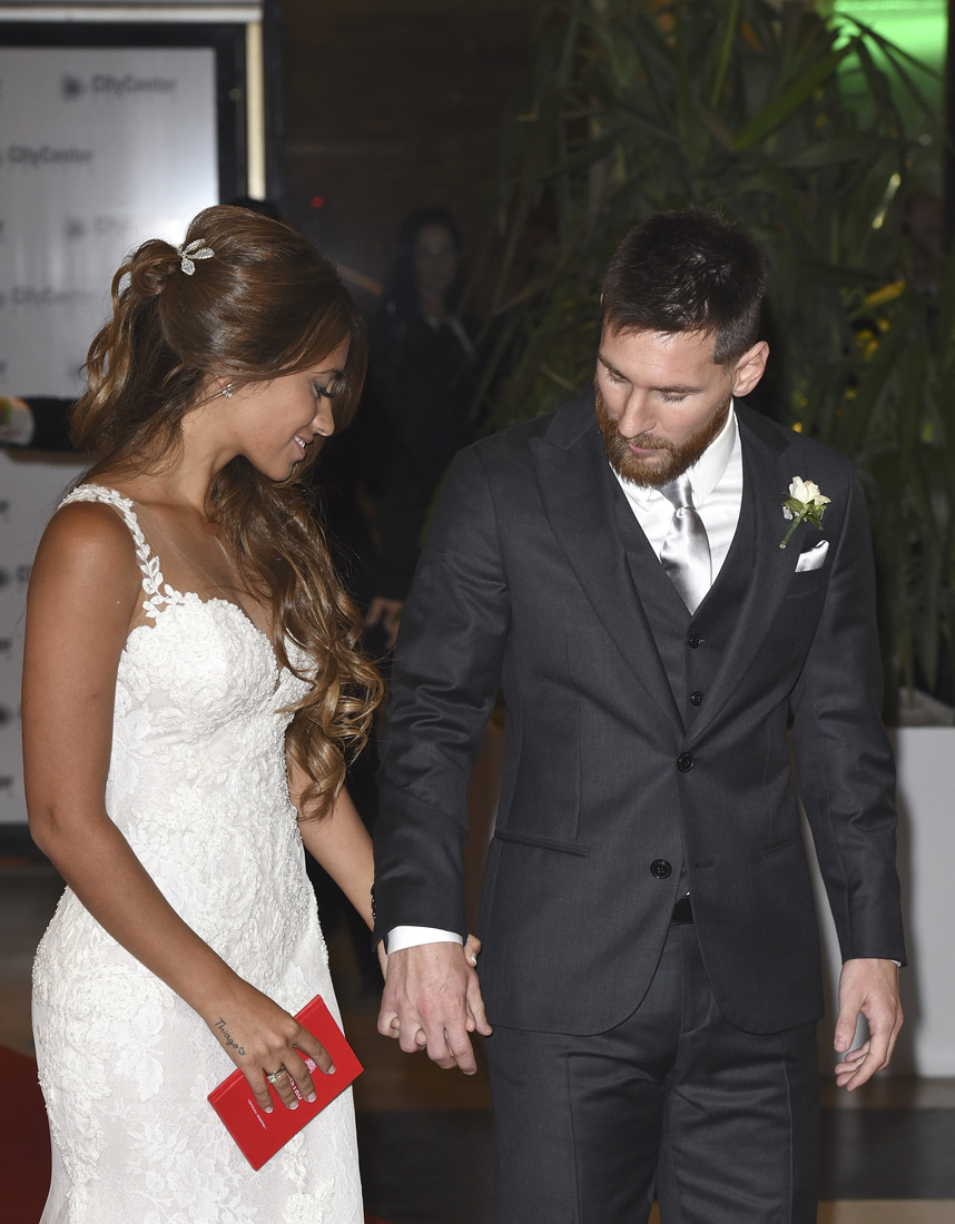 Giorgio Armani Dresses Lionel Messi for His Wedding