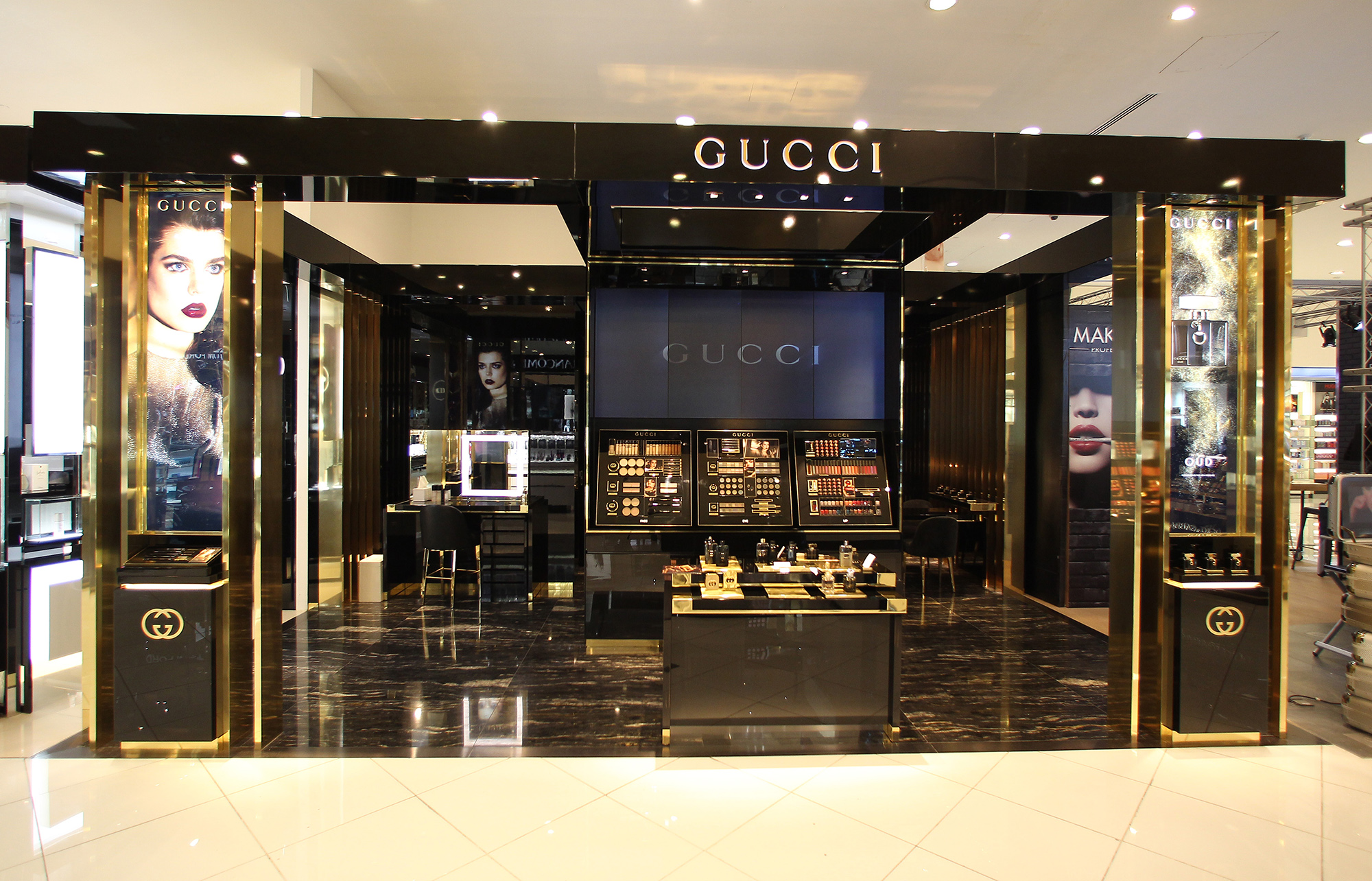 Gucci Cosmetics Collection Launched at Paris Gallery